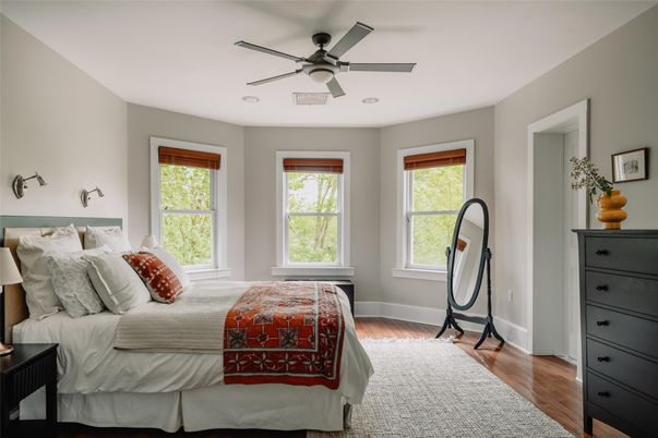 Bedroom, Interior, Wood Texture Flooring