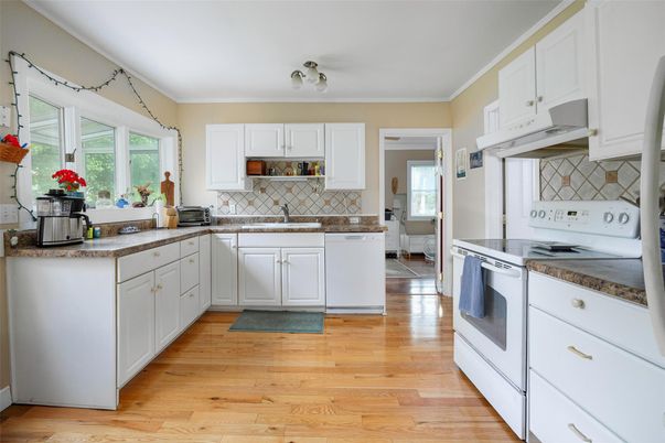 Interior, Kitchen, Wood Texture Flooring