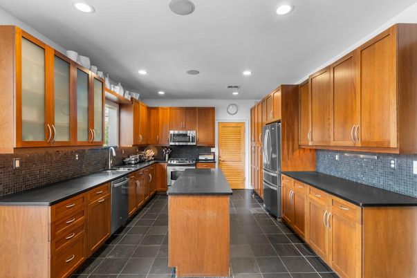 Interior, Kitchen, Recessed Lighting, Stainless Steel Appliances