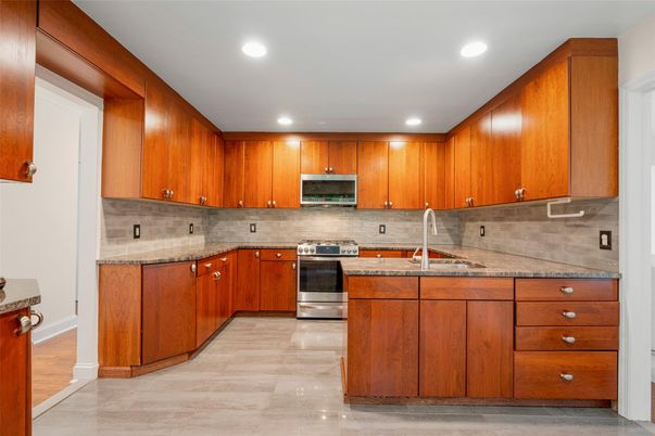 Interior, Kitchen, Recessed Lighting, Stainless Steel Appliances