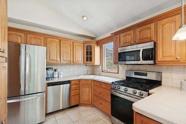 Interior, Kitchen, Recessed Lighting, Stainless Steel Appliances