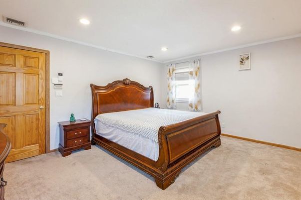 Bedroom, Interior, Recessed Lighting
