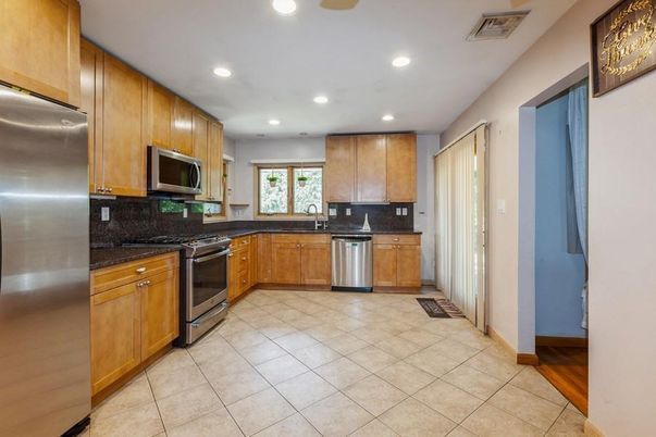Interior, Kitchen, Recessed Lighting, Stainless Steel Appliances