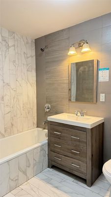 Bathroom, Interior, Marble Walls