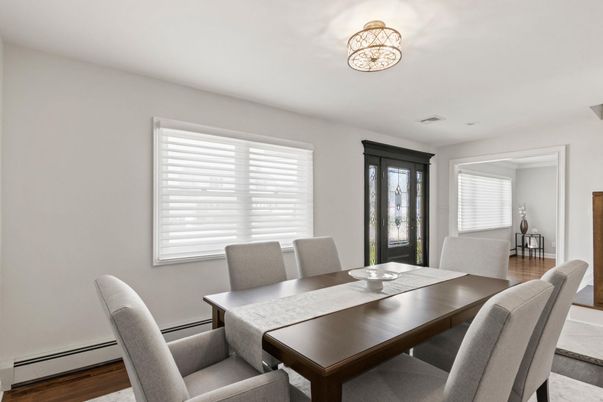 Dining room, Interior, Wood Texture Flooring