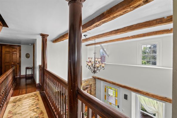 Chandelier, Interior, Wooden Beams, Wood Texture Flooring