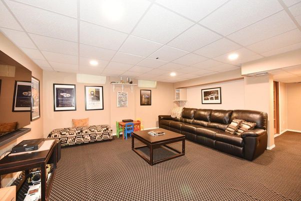 Interior, Living room, Recessed Lighting