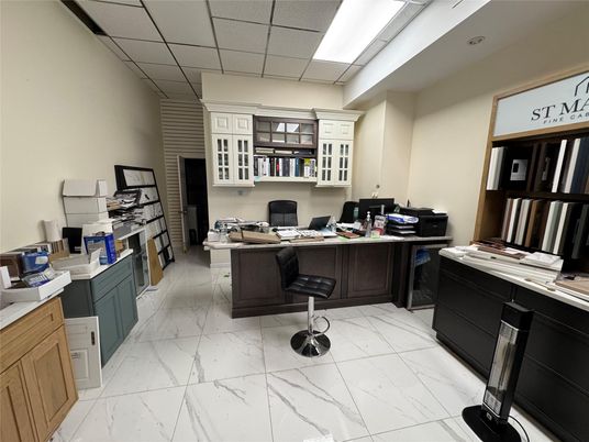 Home Office, Interior, Marble
