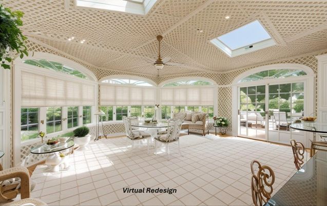Dining room, Interior, Living room, Recessed Lighting, Sun Room