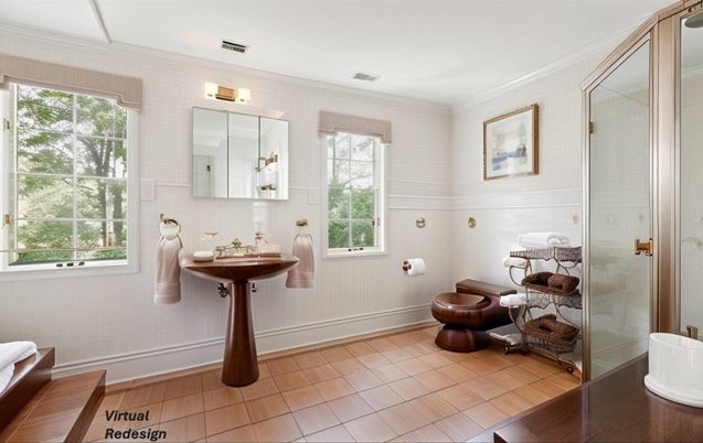 Bathroom, Glass Shower, Interior