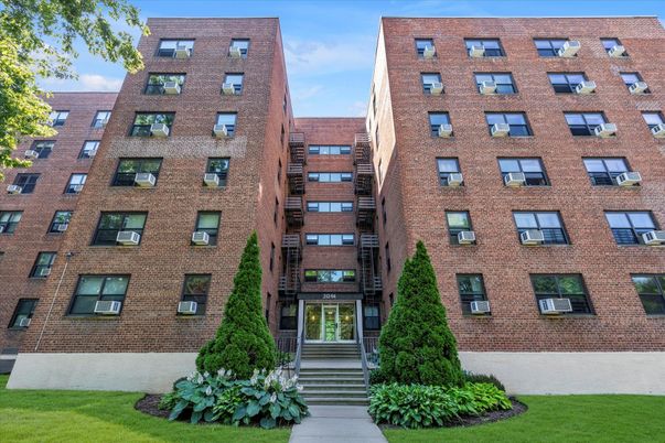 Exterior, Facade, Brick Facade, Condo Building