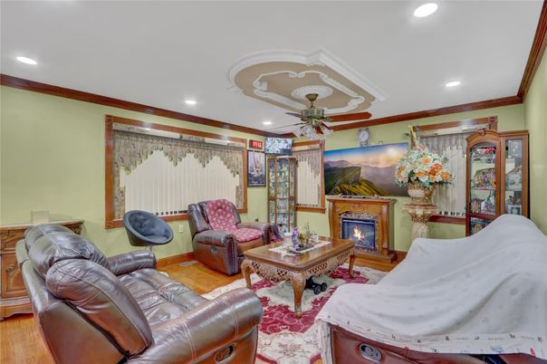 Fireplace, Interior, Living room, Recessed Lighting