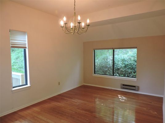 Chandelier, Empty room, Interior, Wood Texture Flooring
