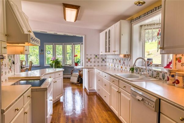 Interior, Kitchen, Wood Texture Flooring