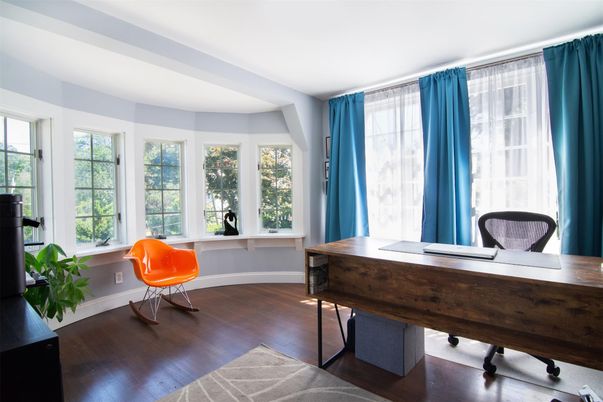Home Office, Interior, Wood Texture Flooring