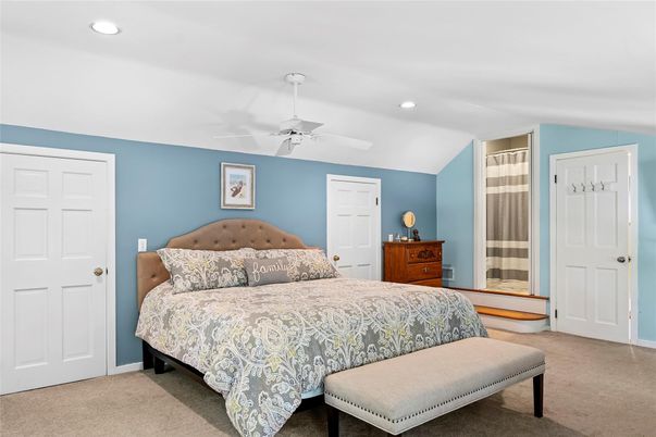 Bedroom, Interior, Recessed Lighting