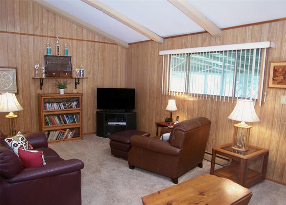 Interior, Living room, Wooden Walls
