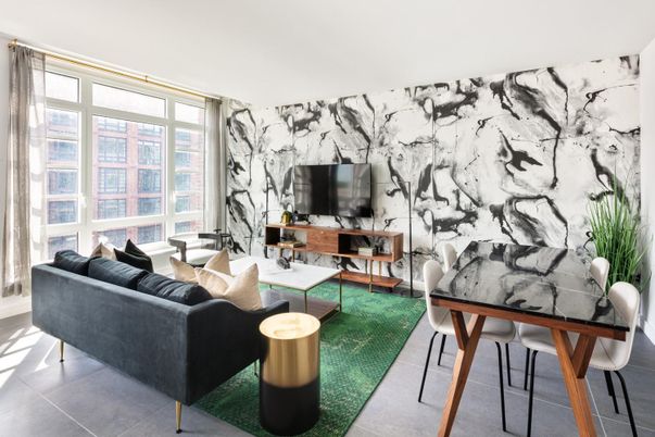 Interior, Living room, Marble Walls