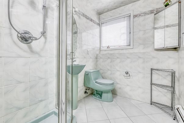 Bathroom, Glass Shower, Interior, Marble Walls