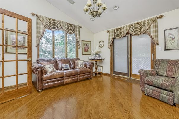 Chandelier, Interior, Living room, Wood Texture Flooring