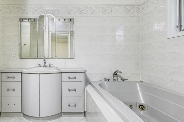 Bathroom, Dual Sink Vanities, Interior, Marble, Marble Walls