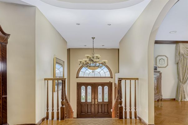 Chandelier, Interior, Recessed Lighting, Wood Texture Flooring