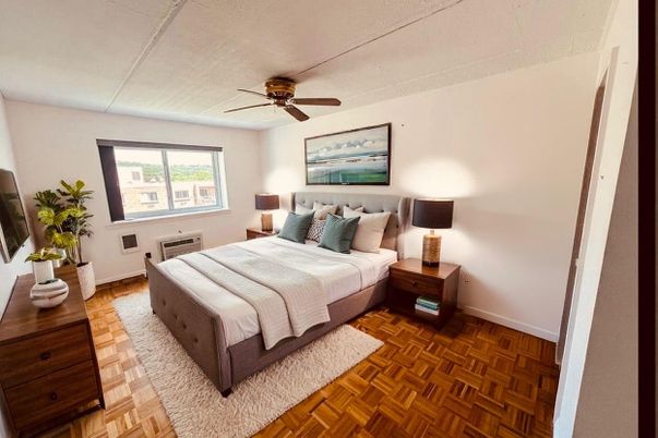 Bedroom, Interior, Wood Texture Flooring