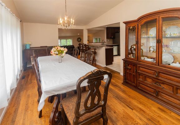 Chandelier, Dining room, Interior, Kitchen, Wood Texture Flooring