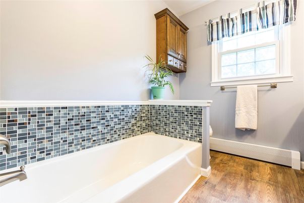Bathroom, Interior, Wood Texture Flooring