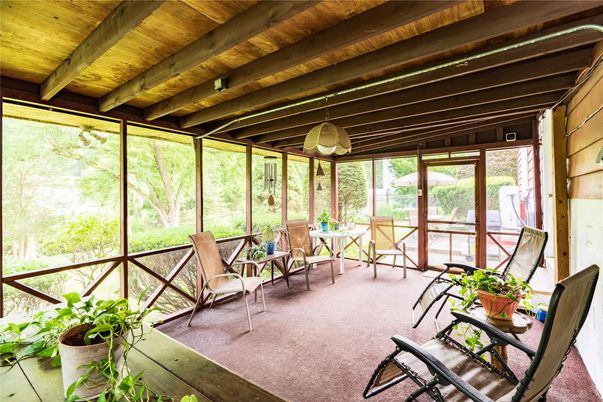 Interior, Sun Room, Wooden Beams, Wooden Ceilings