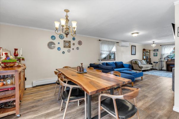 Chandelier, Dining room, Interior, Living room, Wood Texture Flooring