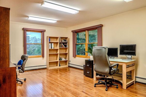 Home Office, Interior, Wood Texture Flooring