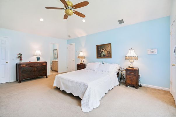 Bedroom, Interior, Recessed Lighting