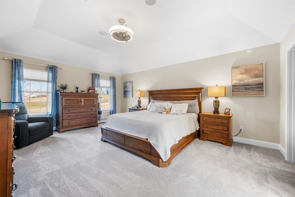 Bedroom, Interior, Pendant Lights