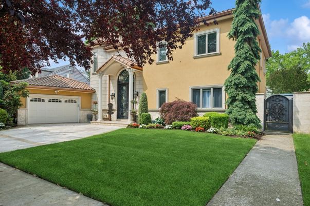 Attached, Backyard, Exterior, Facade, Mediterranean