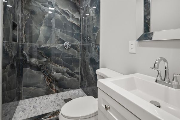 Bathroom, Glass Shower, Interior