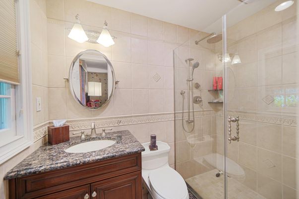Bathroom, Glass Shower, Interior