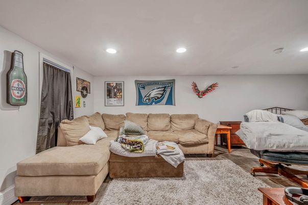 Interior, Living room, Recessed Lighting