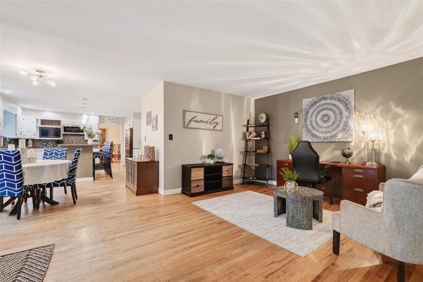 Dining room, Interior, Kitchen, Living room, Wood Texture Flooring