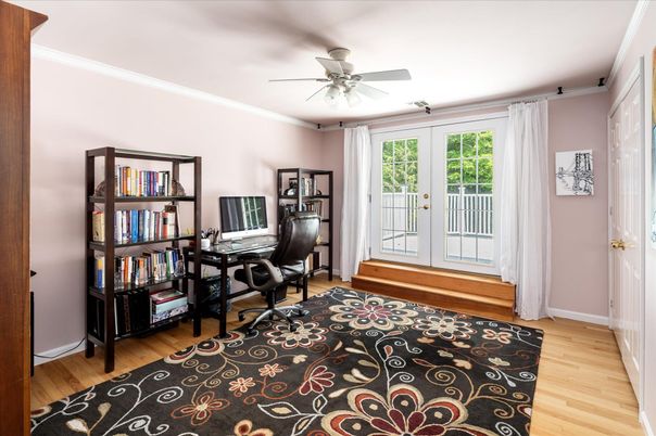 Home Office, Interior, Wood Texture Flooring