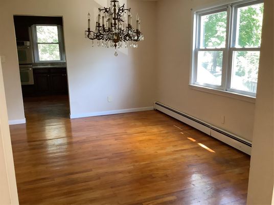 Chandelier, Empty room, Interior, Wood Texture Flooring