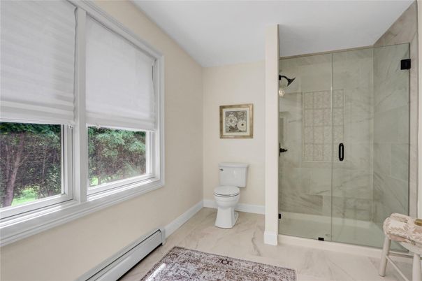 Bathroom, Glass Shower, Interior, Marble, Marble Walls