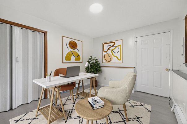 Home Office, Interior, Recessed Lighting