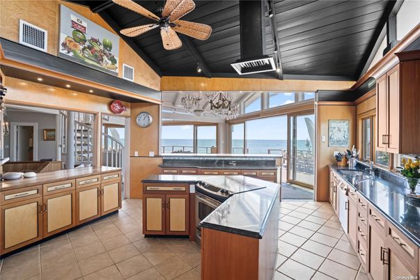 Interior, Kitchen, Water, Wooden Ceilings