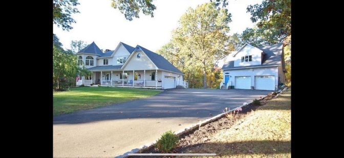 Attached, Backyard, Exterior, Facade, Farmhouse