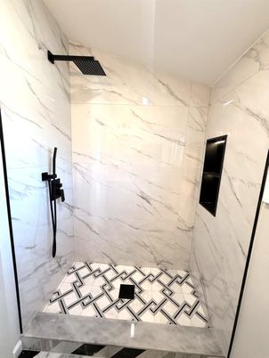 Bathroom, Interior, Marble Walls