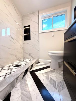 Bathroom, Interior, Marble, Marble Walls