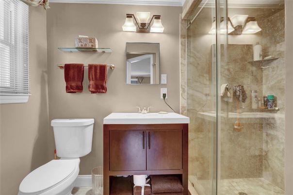 Bathroom, Glass Shower, Interior