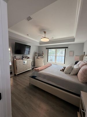 Bedroom, Interior, Wood Texture Flooring
