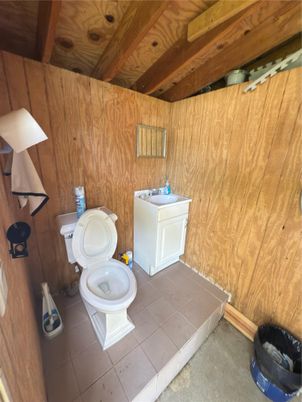 Bathroom, Interior, Wooden Beams, Wooden Ceilings, Wooden Walls